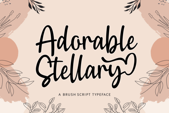 Adorable Stellary Font for Web Design