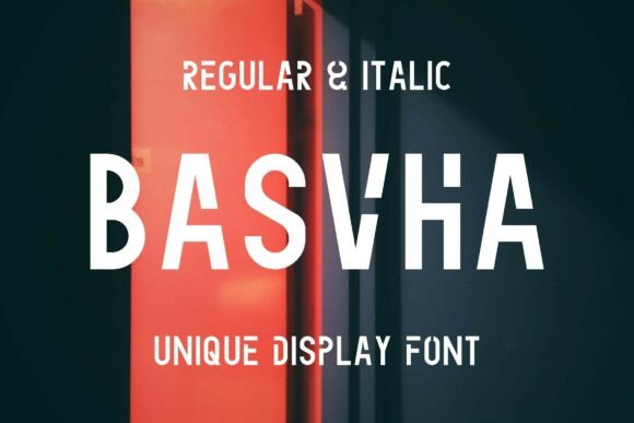 Basvha Font: A Clean, Balanced Typeface for Handmade Creations