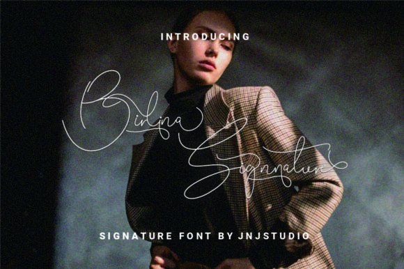 Birlina Signature Font Review for Campaign Design