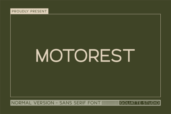 Boost Your Brand with the Motorest Sans Serif Font