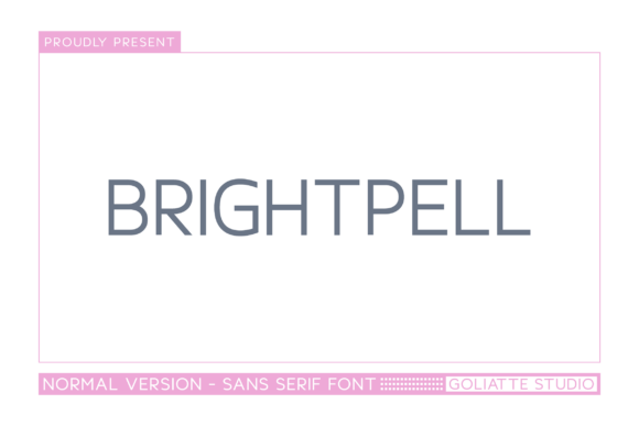 Brightpell: A Bold Sans Serif for Modern Campaigns