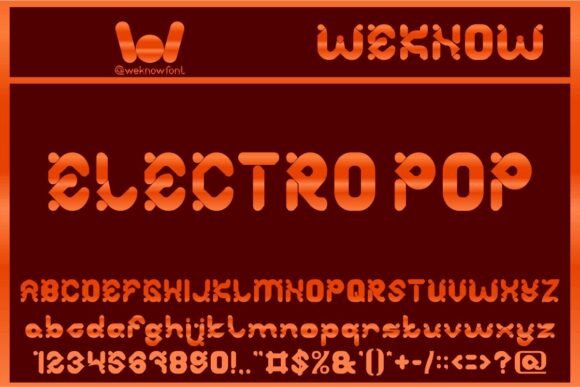 Electro Pop: A Font That Transformed My Brand's Visuals
