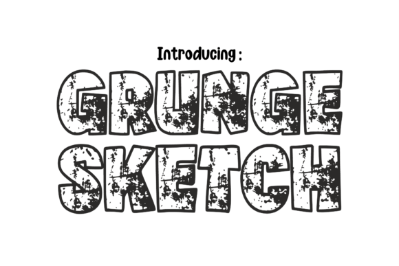 Grunge Sketch: The Darkly Bold Font for Impactful Campaigns