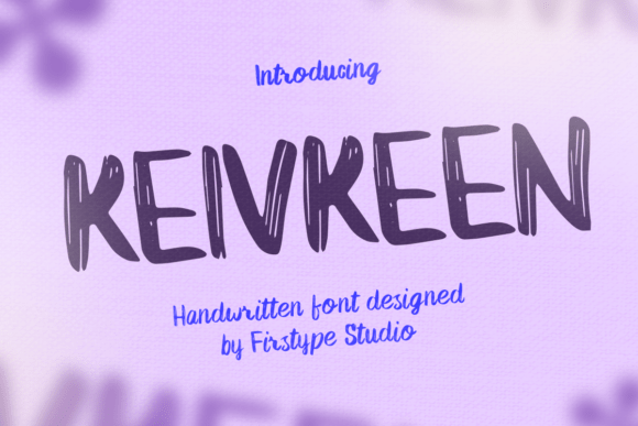 Keivkeen: A Handwritten Font for Modern Editorial Design
