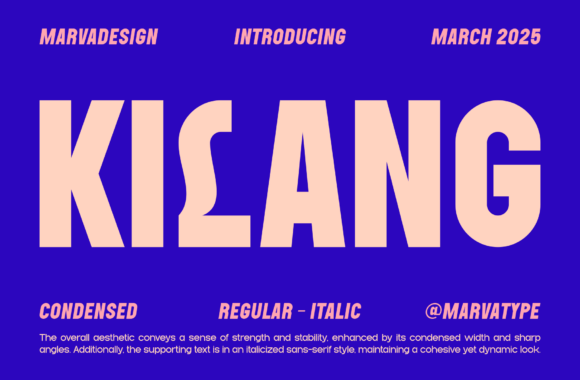 Kilang: A Bold Sans Serif for Editorial Clarity