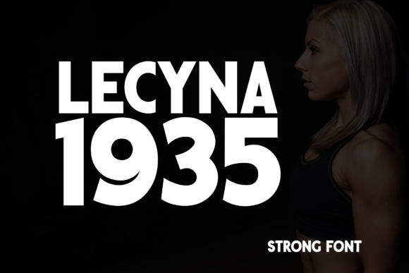 Lecyna 1935: A Bold Sans Serif Font for Modern Web Design