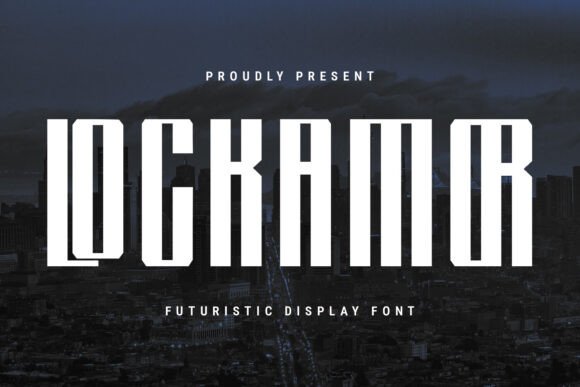 Lockamor: A Modern Display Font for Digital Creativity