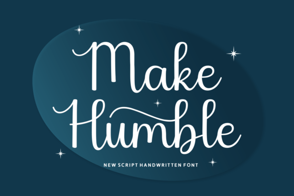 Make Humble: A Graceful Script Font for Branding Projects