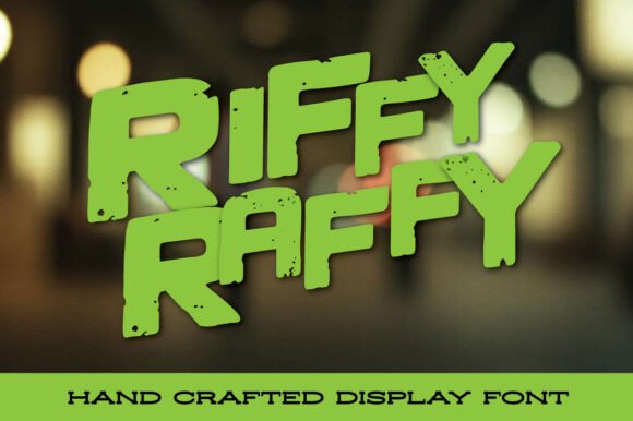 Make Your Brand Stand Out with Riffy Raffy Font