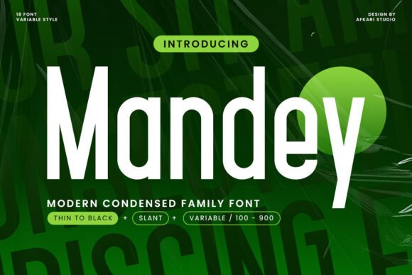 Mandey: A Modern Sans Serif Font for Small Business Branding