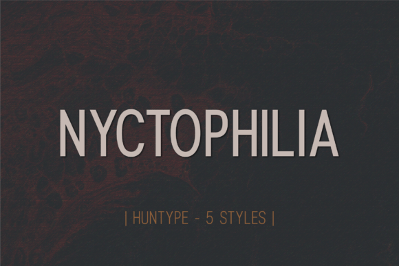 Nyctophilia: A Modern Sans Serif Font for Polished Branding