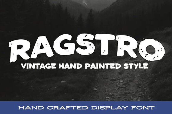 Ragstro: A Bold Display Font for Editorial Design