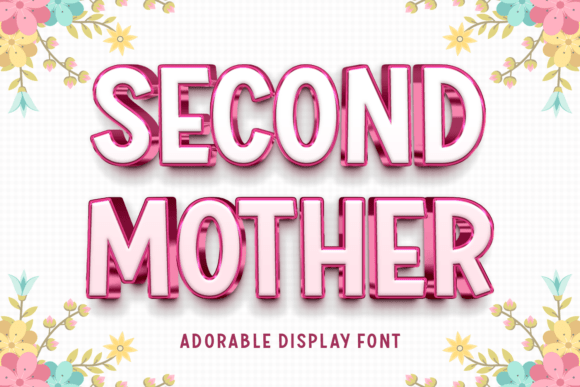 Second Mother Display Font for Web Design