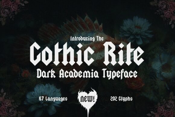 The Gothic Rite: A Dark Academia Font for Marketers