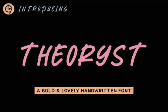 Theoryst: A Handwritten Font for Bold Branding