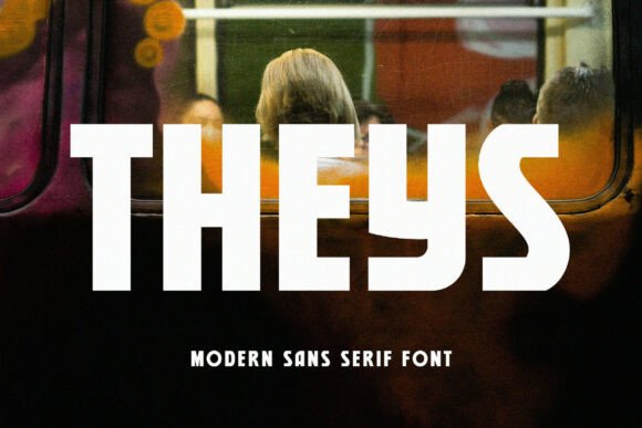 Theys Font for Modern Branding and Digital Creativity