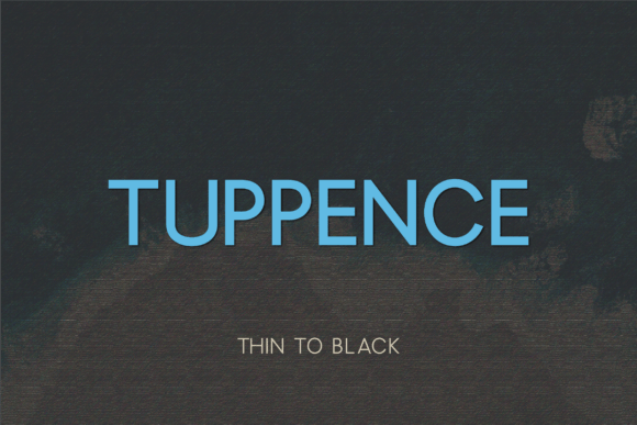 Tuppence: A Modern Sans Serif Font for Editorial Design
