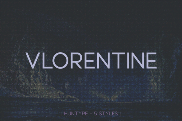Vlorentine: A Modern Sans Serif Font for Web Design