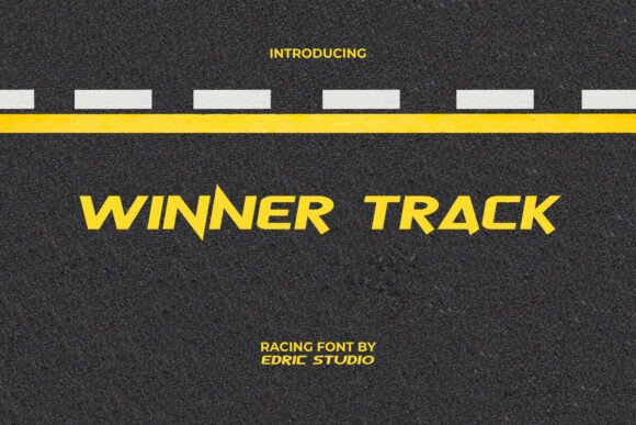 Winner Track Font for Modern Branding Projects