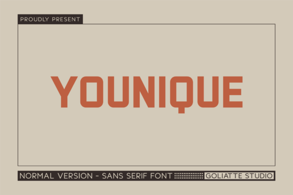 Younique: A Bold Sans Serif Font for Modern Campaigns