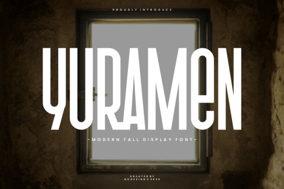 Yuramen: A Modern Sans Serif Font for Bold Editorial Design
