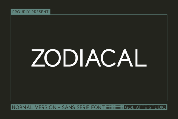 Zodiacal: A Modern Sans Serif for Editorial Elegance